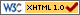 Valid XHTML1.0